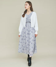 画像をギャラリービューアに読み込む, ボリュームフリルフラワープリントワンピース/TT437421
