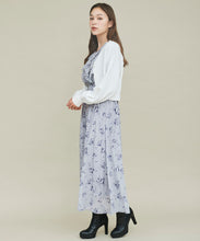 画像をギャラリービューアに読み込む, ボリュームフリルフラワープリントワンピース/TT437421
