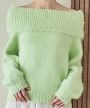 画像をギャラリービューアに読み込む, ざっくりオフショルニット/TT438307
