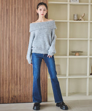 画像をギャラリービューアに読み込む, ざっくりオフショルニット/TT438307
