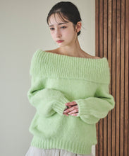 画像をギャラリービューアに読み込む, ざっくりオフショルニット/TT438307
