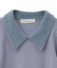 画像をギャラリービューアに読み込む, レオパードシャギーカラーニット/TT438309
