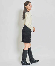 画像をギャラリービューアに読み込む, レオパードシャギーカラーニット/TT438309
