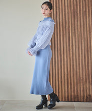 画像をギャラリービューアに読み込む, チュールレイヤードニットワンピース/TT437414
