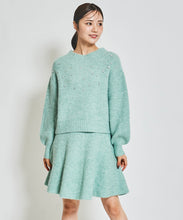 画像をギャラリービューアに読み込む, ビジュー付きニットセットアップ/TT437419
