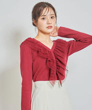 画像をギャラリービューアに読み込む, チュールフリルドッキングニット/TT438320
