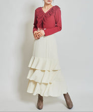 画像をギャラリービューアに読み込む, チュールフリルドッキングニット/TT438320
