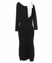 画像をギャラリービューアに読み込む, シアーリボンアシメニットワンピース/TT437424
