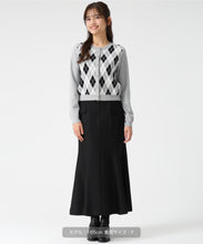 画像をギャラリービューアに読み込む, アーガイルカーディガン/MM548408
