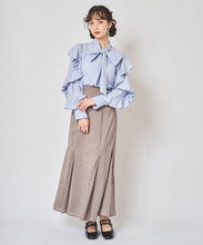 画像をギャラリービューアに読み込む, フリルスリーブボウタイブラウス/TT518101
