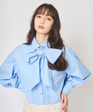 画像をギャラリービューアに読み込む, フロントタッククロップドボウタイシャツ/TT518103
