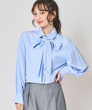 画像をギャラリービューアに読み込む, フロントタッククロップドボウタイシャツ/TT518103
