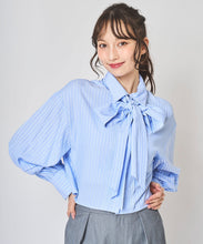 画像をギャラリービューアに読み込む, フロントタッククロップドボウタイシャツ/TT518103
