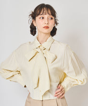 画像をギャラリービューアに読み込む, フロントタッククロップドボウタイシャツ/TT518103
