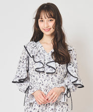 画像をギャラリービューアに読み込む, フラワープリントフリルワンピース/TT517404
