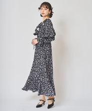 画像をギャラリービューアに読み込む, フラワープリントフリルワンピース/TT517404
