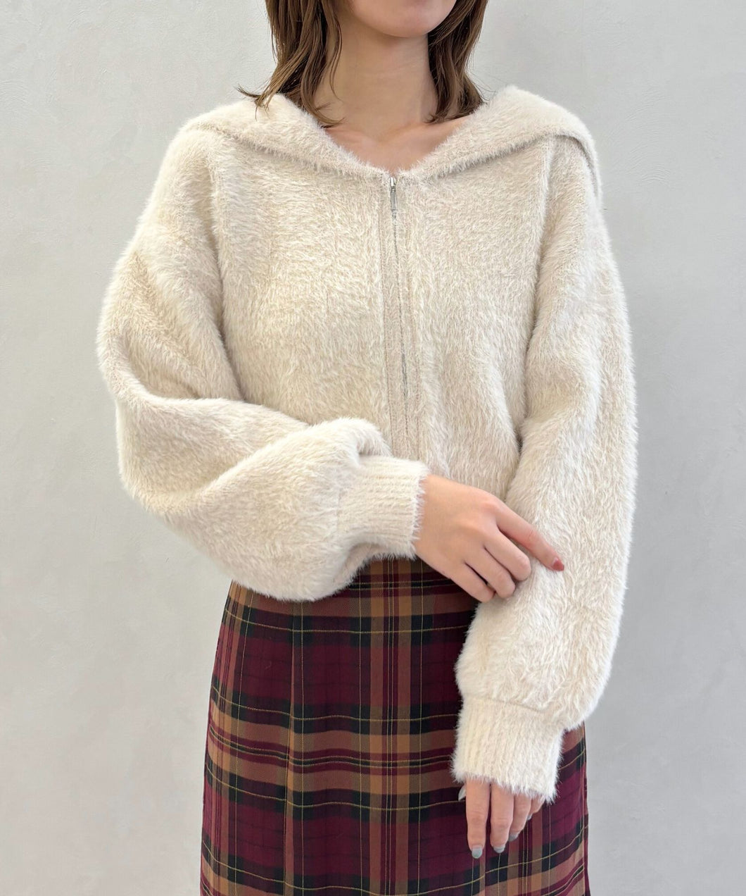 【予約販売/11月中旬発売予定】ふわふわセーラーカラーニット/TT548407