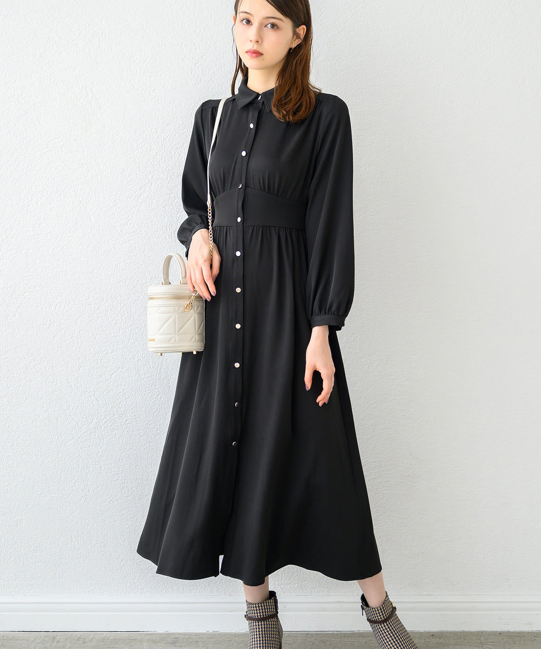 前開きシャツワンピース/MM447415