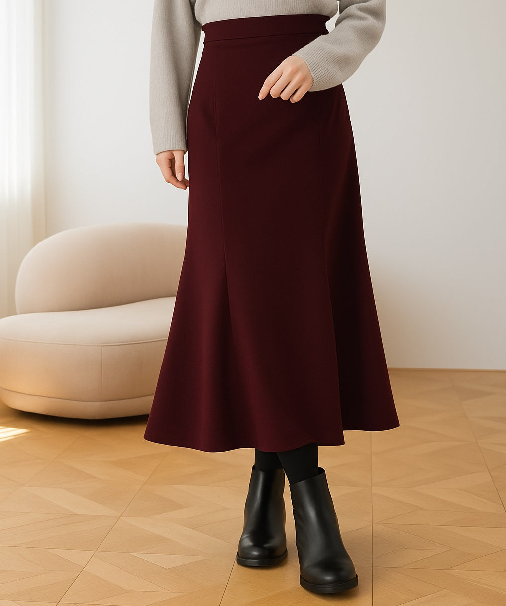 一部店舗限定 ハイウエストマーメイドロングスカート/MM557201