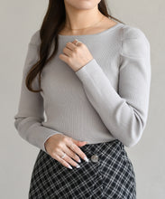 画像をギャラリービューアに読み込む, ボートネックリブニット/TT618302
