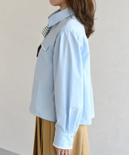 画像をギャラリービューアに読み込む, スカーフ付きシャツブラウス/TT618103

