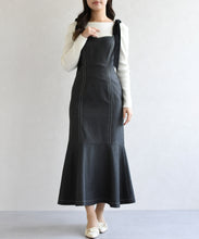 画像をギャラリービューアに読み込む, 肩リボンデニムライクジャンスカ/TT617405
