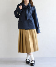 画像をギャラリービューアに読み込む, リボンタイ付きブルゾン/TT618502
