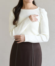 画像をギャラリービューアに読み込む, ボートネックリブニット/TT618302
