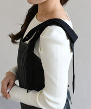 画像をギャラリービューアに読み込む, 肩リボンデニムライクジャンスカ/TT617405
