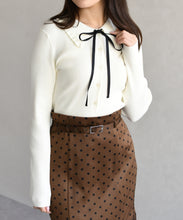 画像をギャラリービューアに読み込む, 襟フリルニット/TT618304
