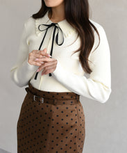 画像をギャラリービューアに読み込む, 襟フリルニット/TT618304
