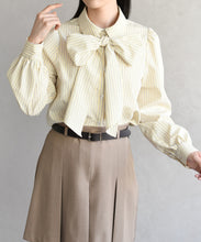 画像をギャラリービューアに読み込む, ボウタイ衿シャツブラウス/TT618102
