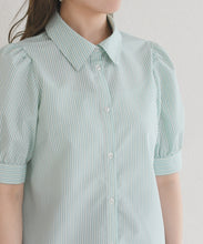 画像をギャラリービューアに読み込む, ボウタイ5分袖ブラウス/TT628113
