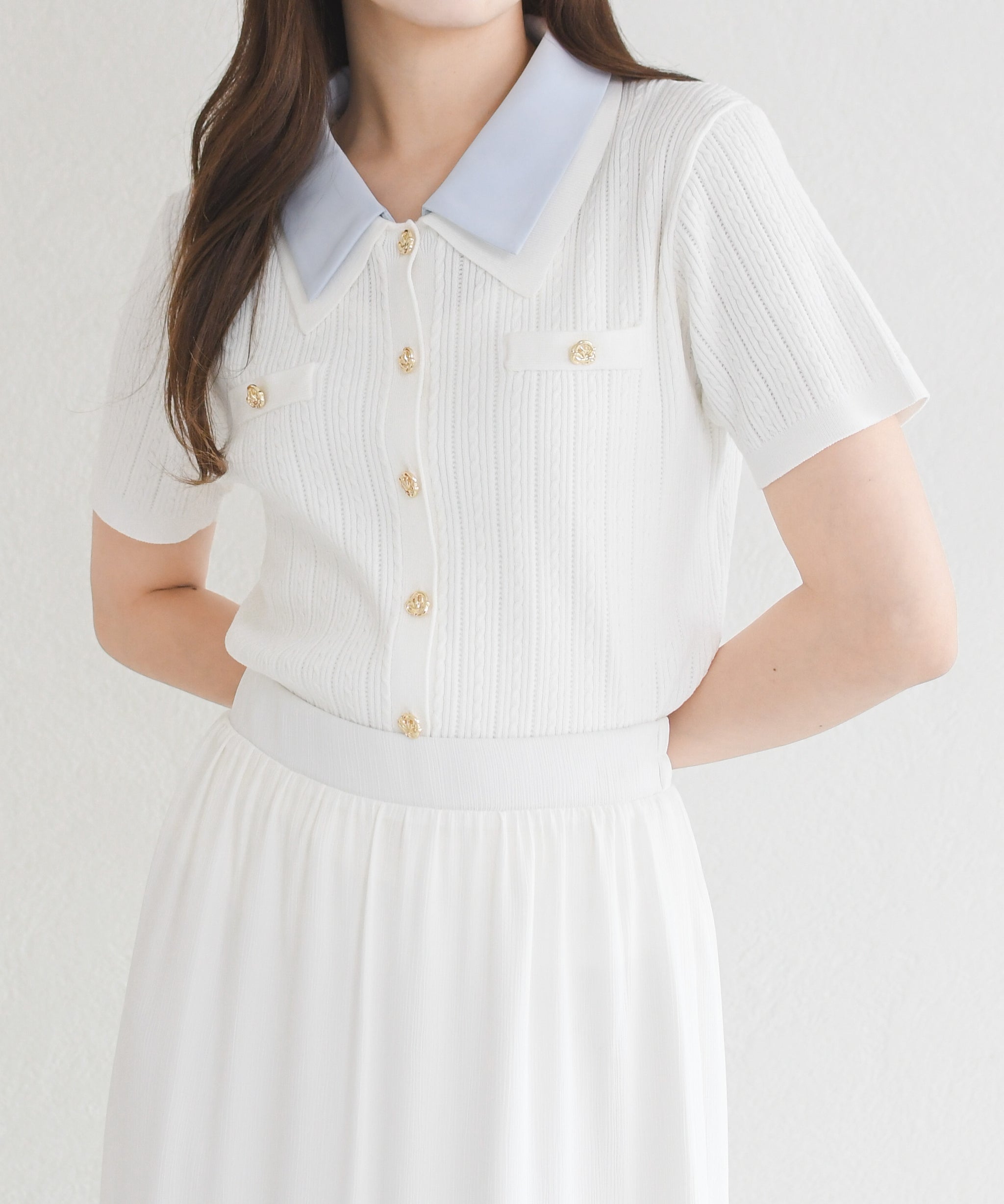 ネイビー・イエロー再予約】【予約販売/7月下旬入荷予定】シャツダブル