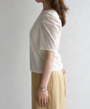 画像をギャラリービューアに読み込む, シアーベロア5分袖カットソー/TT618202
