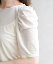 画像をギャラリービューアに読み込む, シアーベロア5分袖カットソー/TT618202
