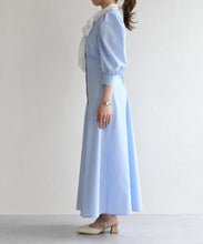 画像をギャラリービューアに読み込む, シアーボウタイ付きシャツワンピース/TT617407
