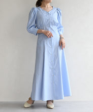 画像をギャラリービューアに読み込む, シアーボウタイ付きシャツワンピース/TT617407
