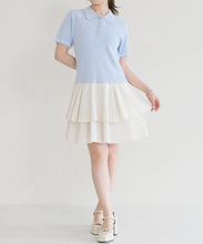 画像をギャラリービューアに読み込む, ティアードポロニットワンピース/TT627414
