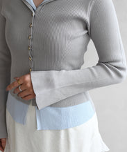 画像をギャラリービューアに読み込む, 【予約販売/2月下旬発売予定】レイヤードカラーニット/TT618308
