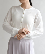 画像をギャラリービューアに読み込む, 【予約販売/2月下旬発売予定】スパークラメクルーネックカーディガン/TT618401
