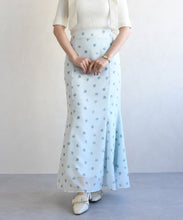 画像をギャラリービューアに読み込む, ドット×フラワーマーメイドスカート/TT617206
