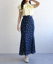 画像をギャラリービューアに読み込む, ドット×フラワーマーメイドスカート/TT617206
