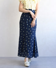 画像をギャラリービューアに読み込む, ドット×フラワーマーメイドスカート/TT617206

