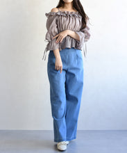 画像をギャラリービューアに読み込む, シャーリングフリルブラウス/TT628103
