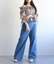 画像をギャラリービューアに読み込む, シャーリングフリルブラウス/TT628103
