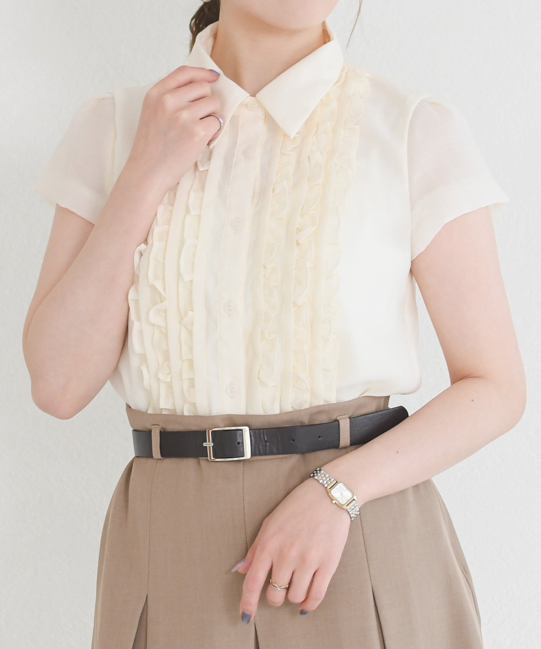 クラシックフリルブラウス/TT628111 – MISCH MASCH|31 Sons de mode