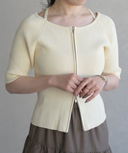 画像をギャラリービューアに読み込む, ホルターネックジップニット/TT628306
