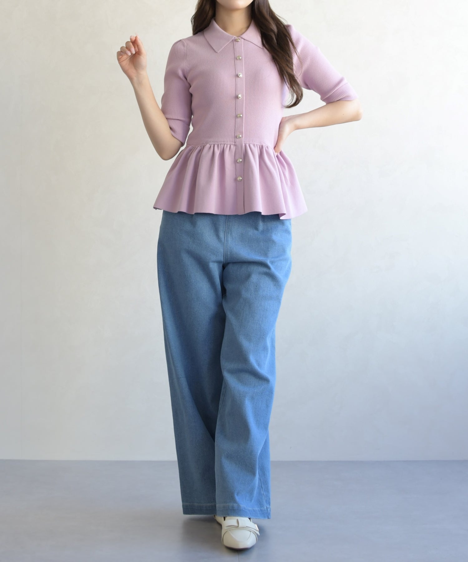 襟付きペプラムニット/TT628303 – MISCH MASCH|31 Sons de mode
