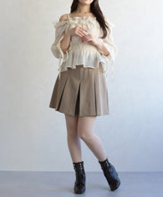 画像をギャラリービューアに読み込む, シャーリングフリルブラウス/TT628103
